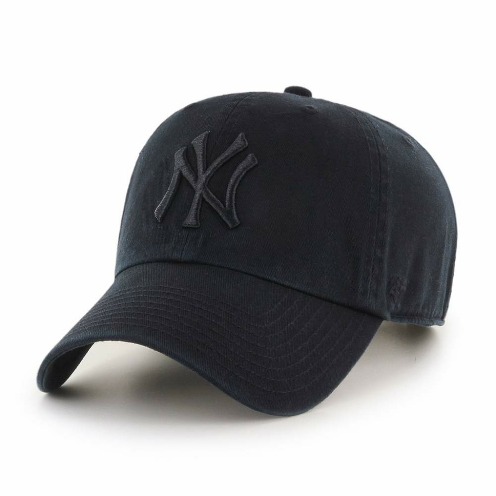 NEW YORK YANKEES 47 BRAND CLEAN UP CAP BLACK